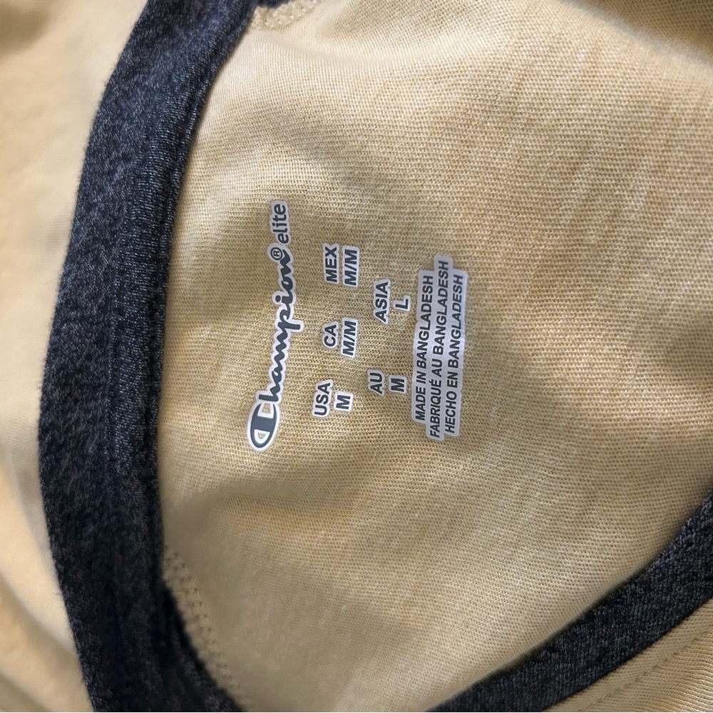 CU Colorado Buffaloes Yellow and Black Long Sleeve Tee - Picture 3 of 4